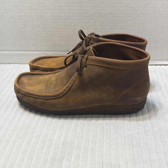 Clark\'s Originals Wallabee Men Sz 9M Leather Chukka Boots Brown main image 9